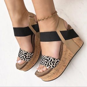 OTBT bushnell in desert wedge sandals